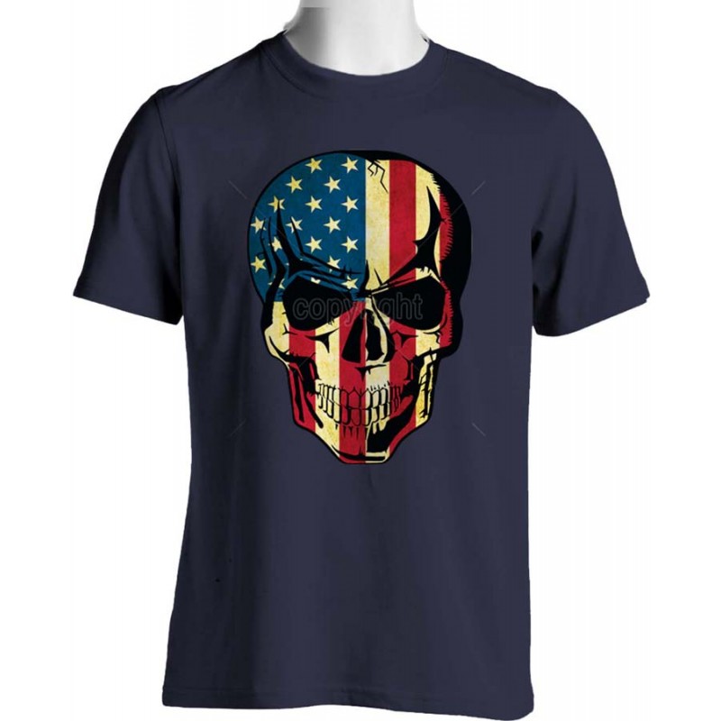 I Do What I Want - American Flag - Personalized Skull Baseball